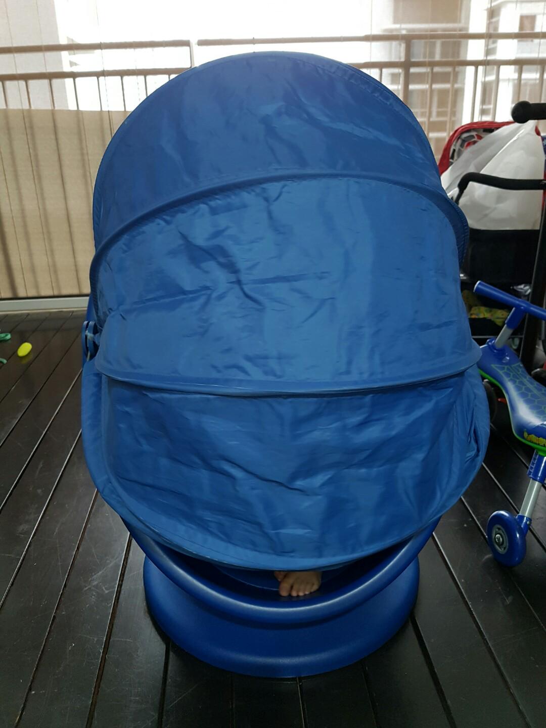 ikea swivel egg chair, Babies & Kids, Baby Nursery & Kids Furniture