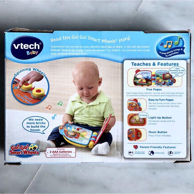 (InStock) VTech Go! Go! Smart Wheels Read & Go Dump Truck Storybook