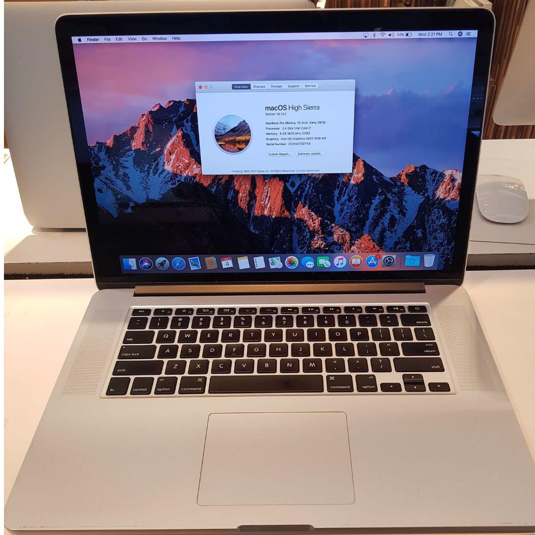 Macbook Pro Retina 15 Inch Early 13 Electronics Computers Laptops On Carousell