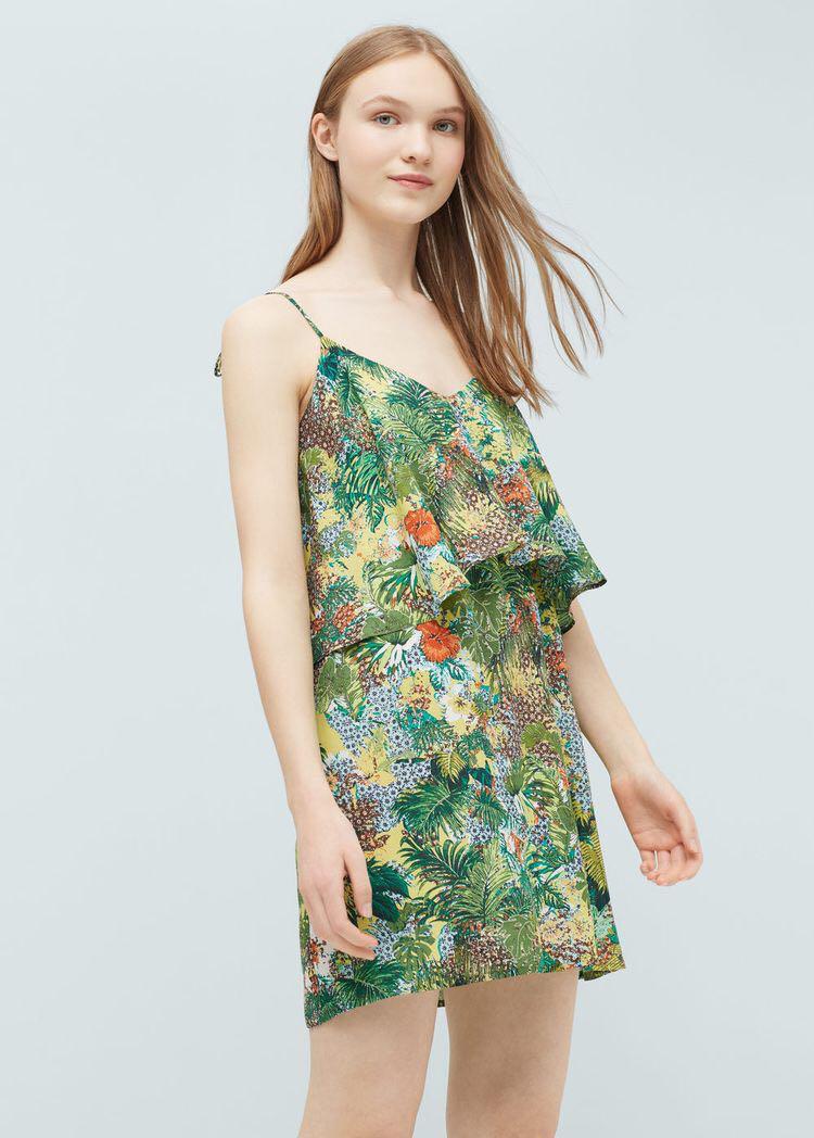 Mango sales tropical dress
