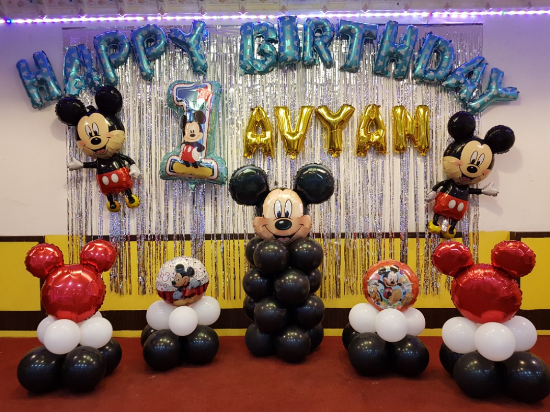 Balloon Decor Mickey Mouse Theme - Mickey Mouse Theme Decoration Partyyar 24 7 Home Delivery - See more ideas about minnie mouse balloons, balloons, balloon decorations.