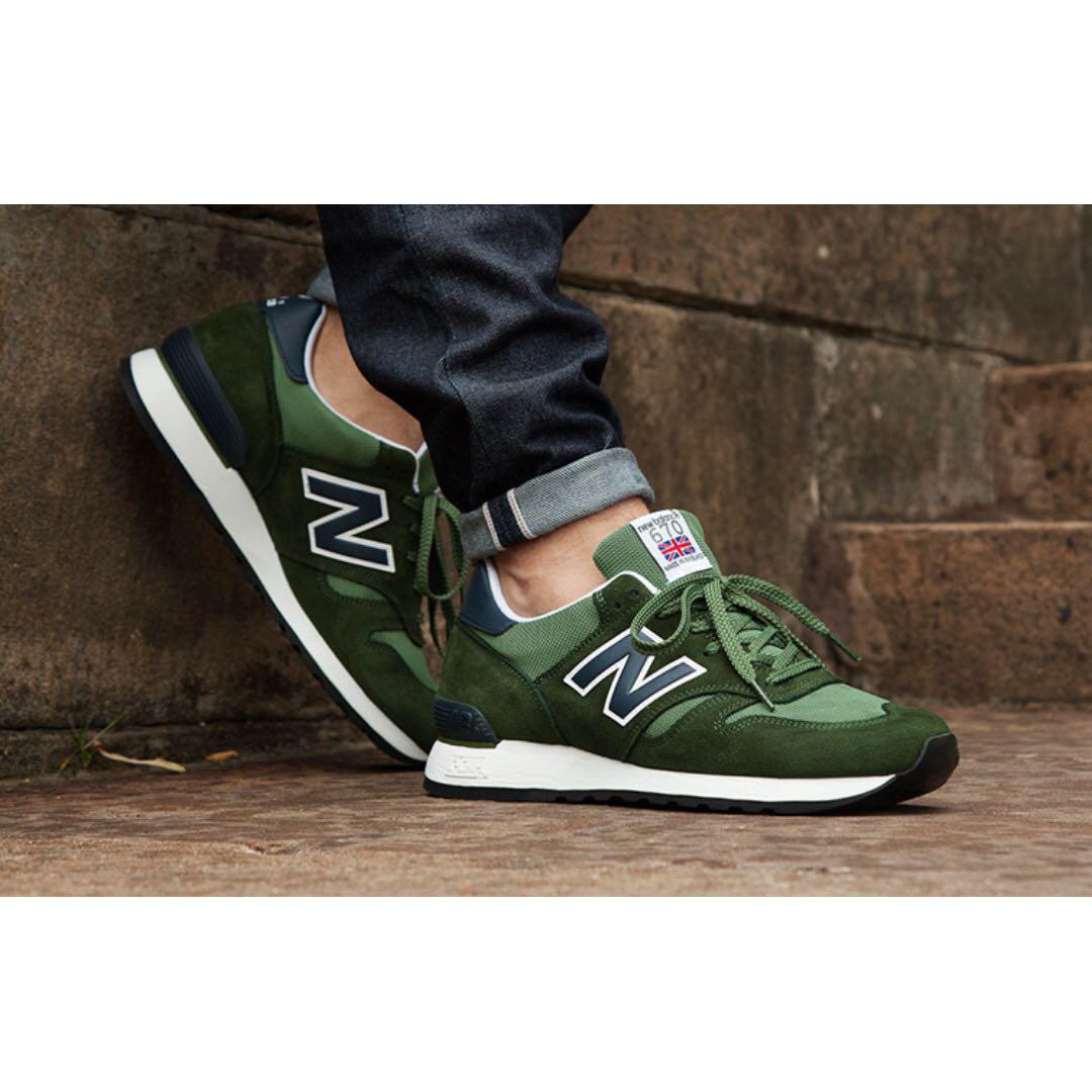 New balance discount 670 men green