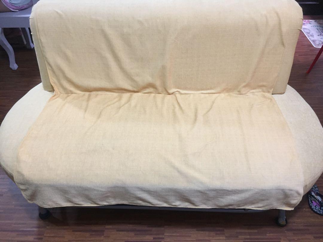 Newly upholstered 3 seater sofa (Category: Sofas) located in Mandaluyong City. Submitted by balugs019 (Listing ID 178420233, Image 1). Description: Newly upholstered last June. Color yellow. With couch cover. Want to get a smaller size since i have another 3 seater. For faster transaction please text 09228755038.