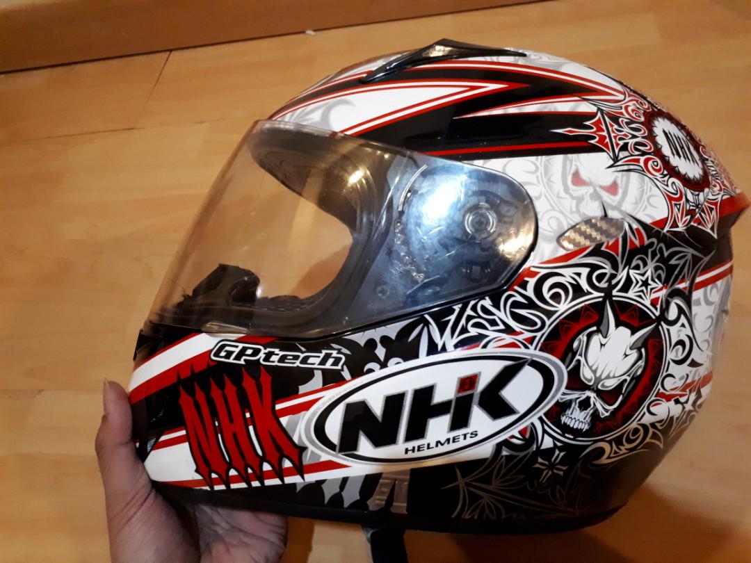 Helm Nhk Full Face NHK GP R Tech Street Miha Helmet