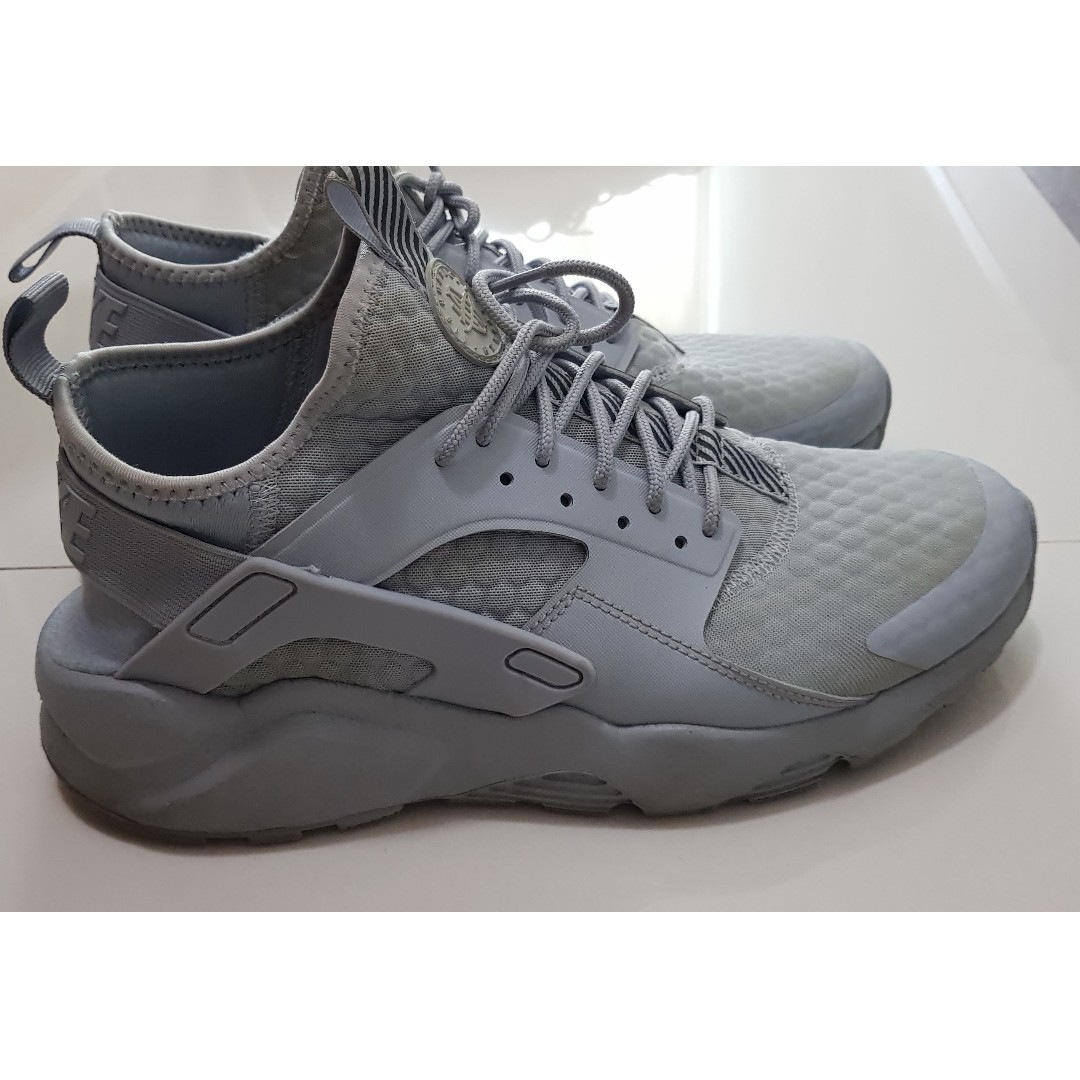 Nike Air Huarache Ultra Wolf Grey US9 Men s Fashion Footwear