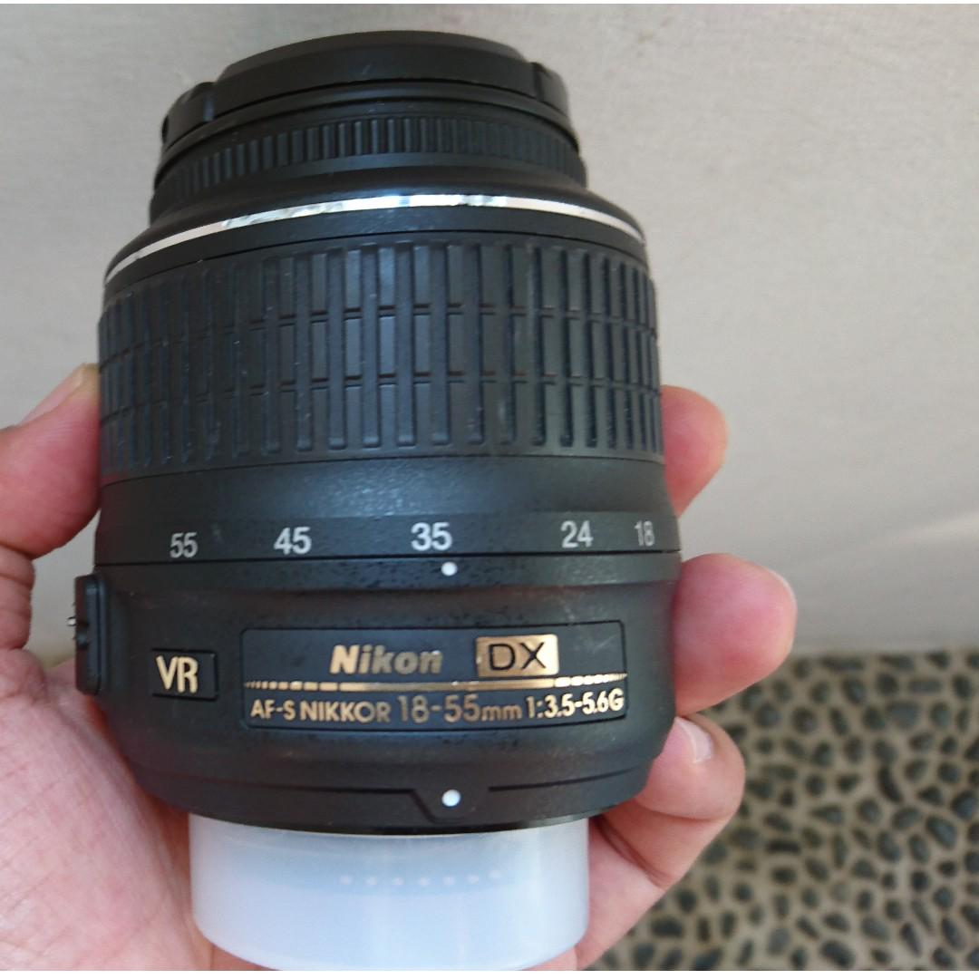 Nikon Af S Nikkor 18 55mm 1 3 5 5 6g Lens Photography Lenses On Carousell