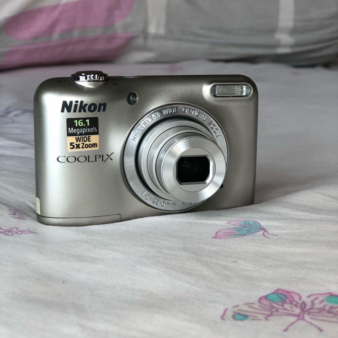 Nikon Coolpix L29 Compact Digital Camera Silver, Photography, Cameras ...