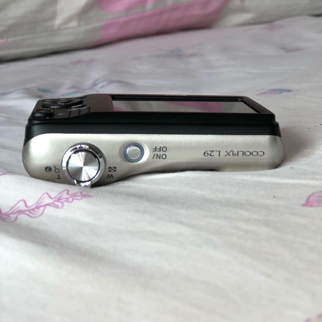 Nikon Coolpix L29 Compact Digital Camera Silver, Photography, Cameras ...
