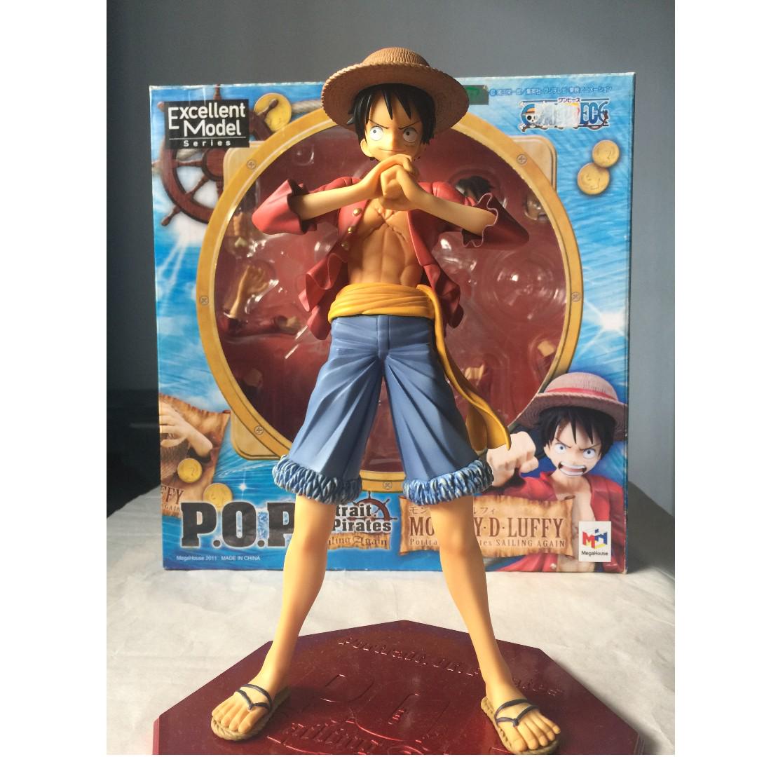 Used P O P Portrait Of Pirates One Piece Sailing Again Monkey D Luffy Megahouse Animation Art Characters Japanese Anime