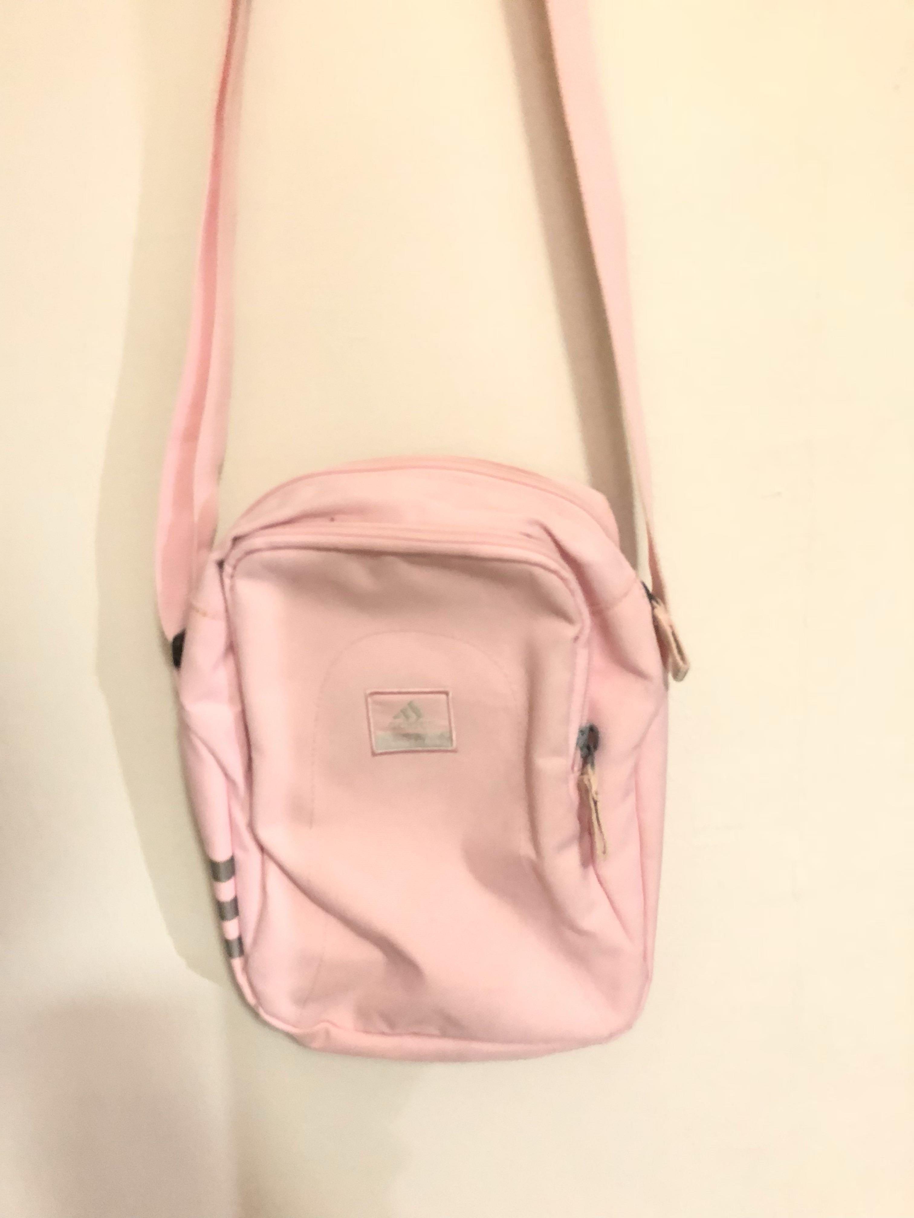 pink adidas bag