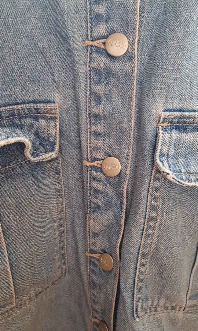 sportsgirl denim jumpsuit