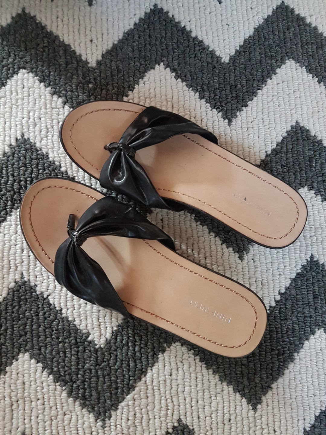 Sandal Nine West Size 8 Fesyen Wanita Sepatu Di Carousell