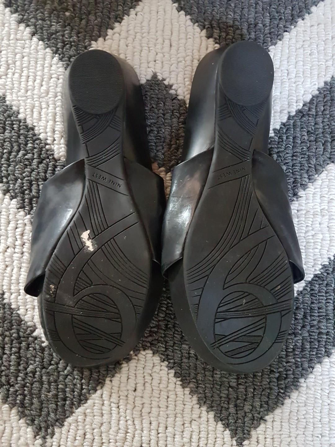Sandal Nine West Size 8 Fesyen Wanita Sepatu Di Carousell