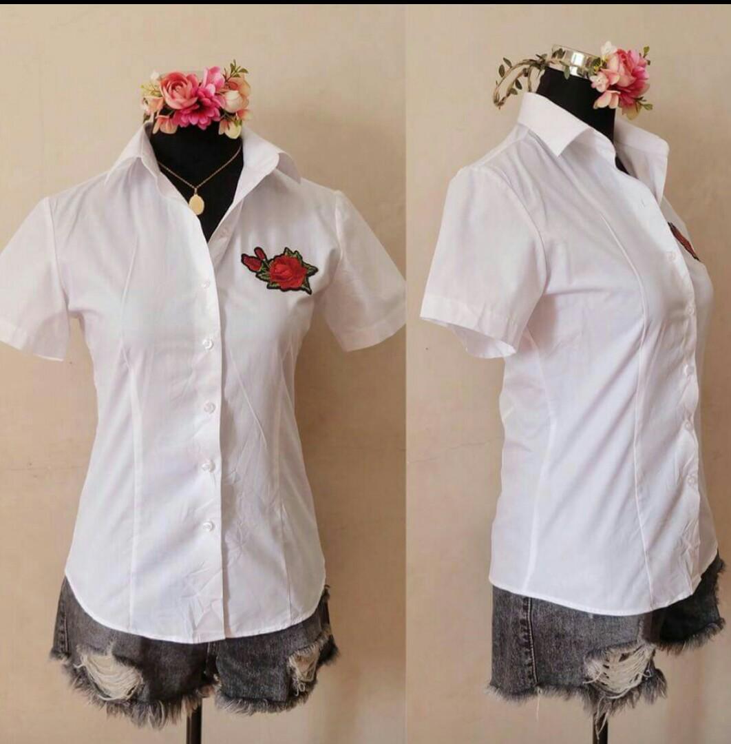 Smart Casual Blouse Women S Fashion Clothes Tops On Carousell