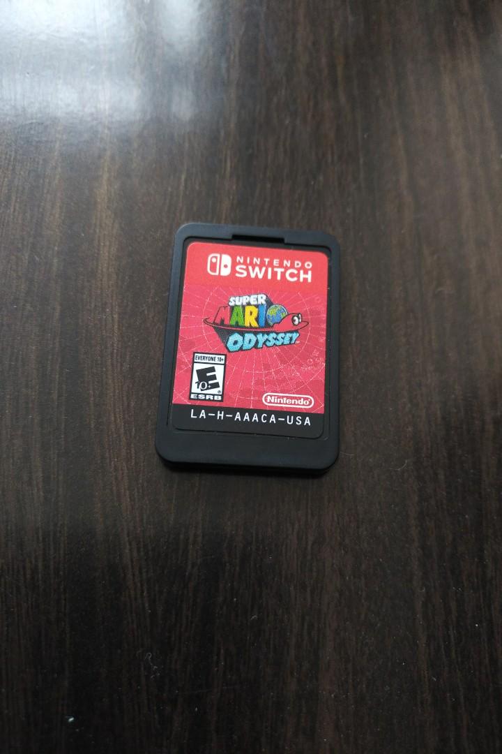 super mario odyssey game card