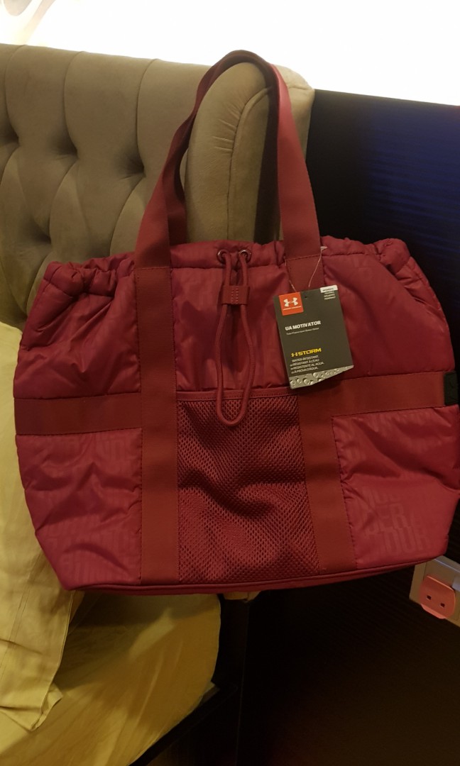 under armour red bag