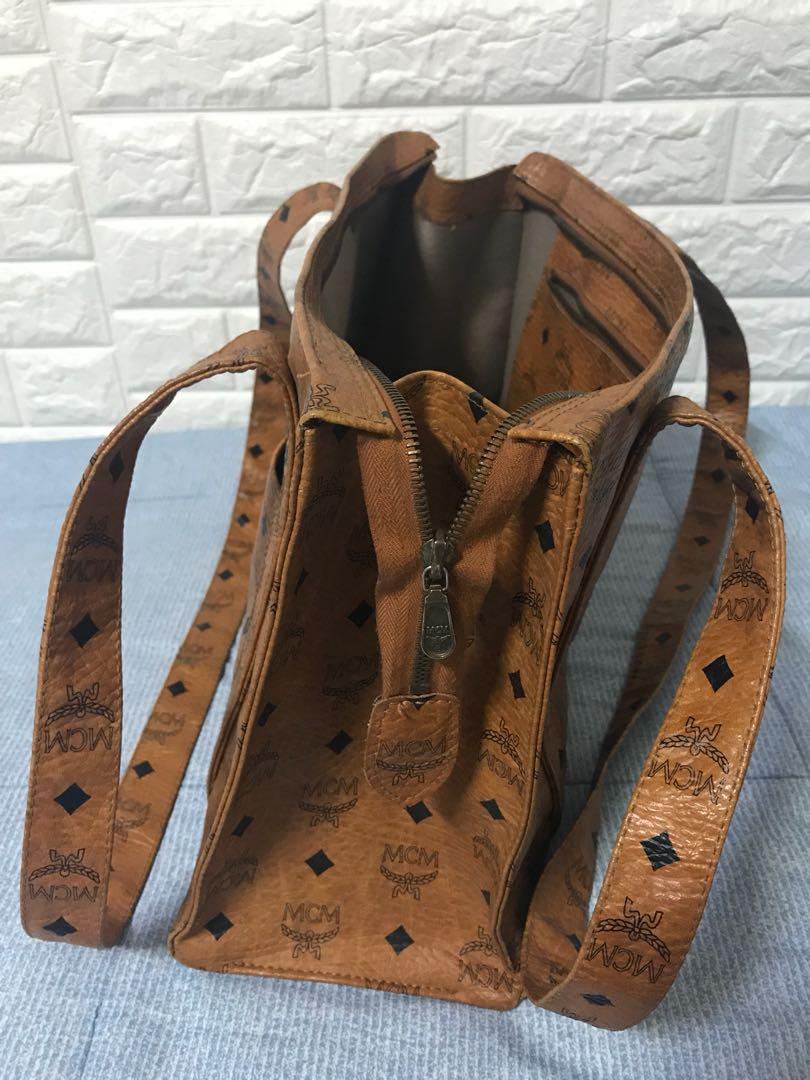 Vintage MCM brown monogram large tote bag with long straps. Classic st –  eNdApPi ***where you can find your favorite designer  vintages..authentic, affordable, and lovable.