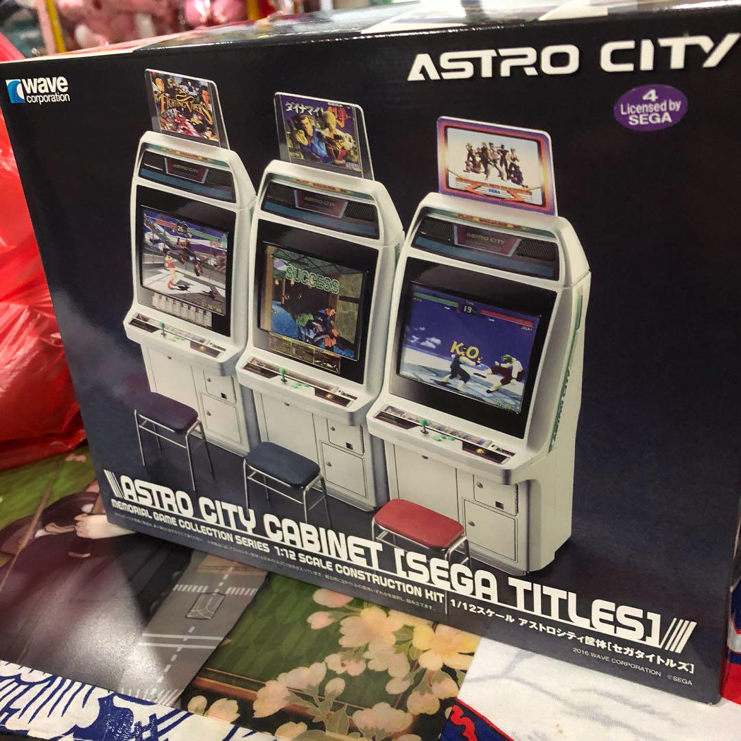 Wave Astro City Arcade Machine 1/12 Scale Plastic Model Kit GM017 Sega Titles 