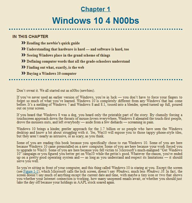Windows 10 All In One For Dummies 3rd Edition Ebook Books