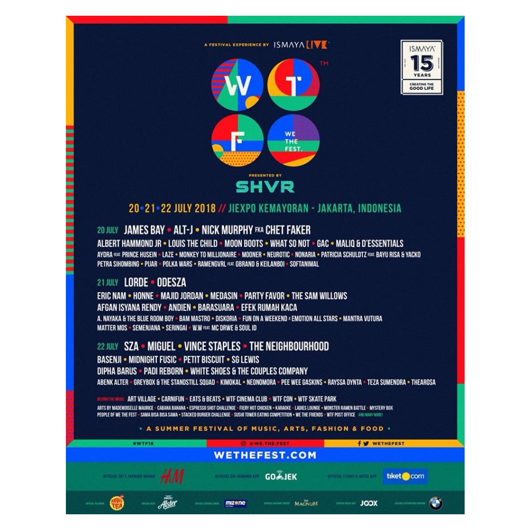 WTF We The Fest 3-DAY PASS ticket, Tickets & Vouchers, Event Tickets on ...