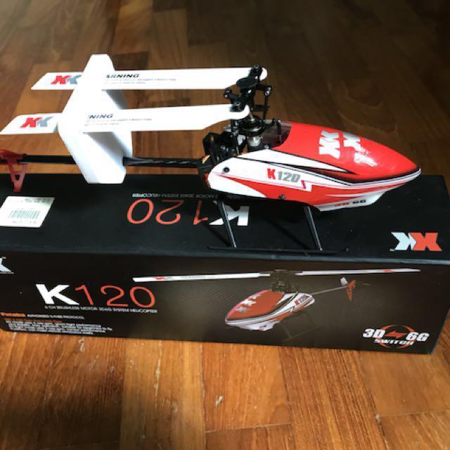 Xk k120 rc helicopter top