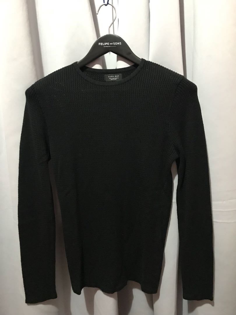 zara black shirt men