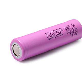 Samsung 2600mAh 3.7V 18650 Rechargeable Lithium Battery