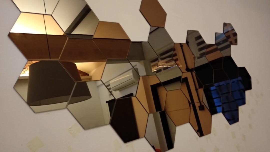 40 Hexagon Ikea Mirrors Furniture Home Decor Others On Carousell