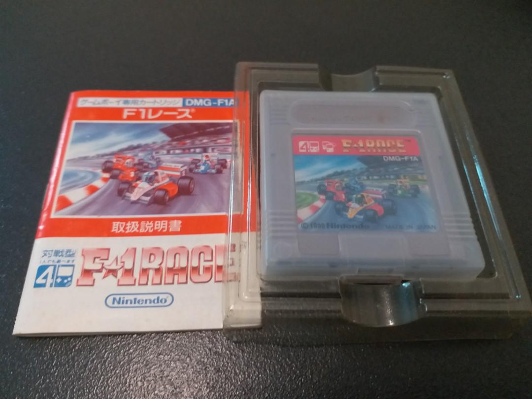 蝕本最後清貨絕版二手初日正版 任天堂nintendo Game Boy Gameboy Gb 賽車名作f 1 Race 收藏品 Video Gaming Video Games On Carousell