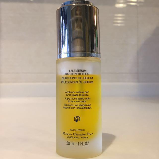 Dior Capture Totale Nurturing Anti Aging Oil Serum 1 fl oz