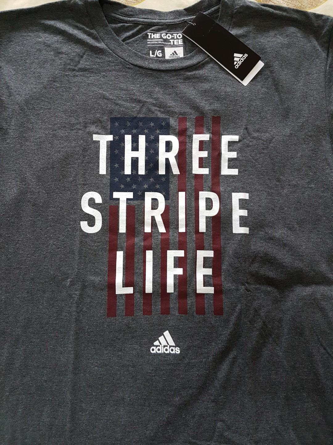 Adidas 3 Stripe Life shirt