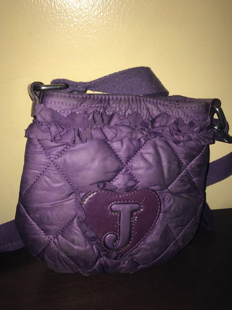 Authentic Juicy Couture Quilted Crossbody Sling Bag Women s Fashion Bags Wallets Cross body Bags on Carousell