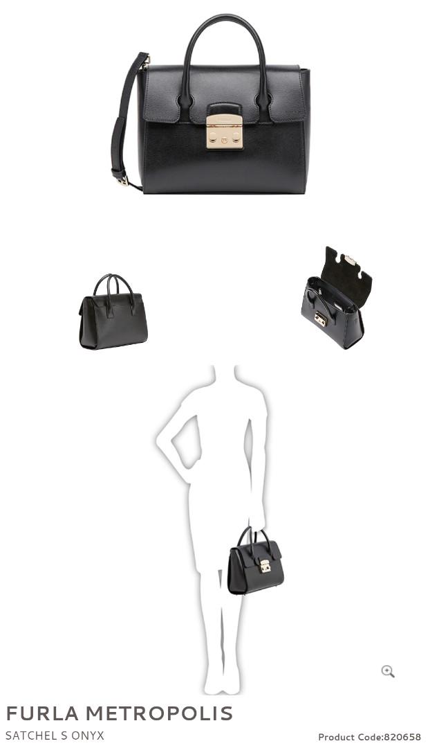 Furla metropolis satchel deals small