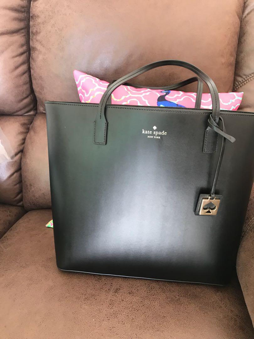 Brand new Kate Spade Karla Leather tote bag Luxury Bags Wallets on Carousell
