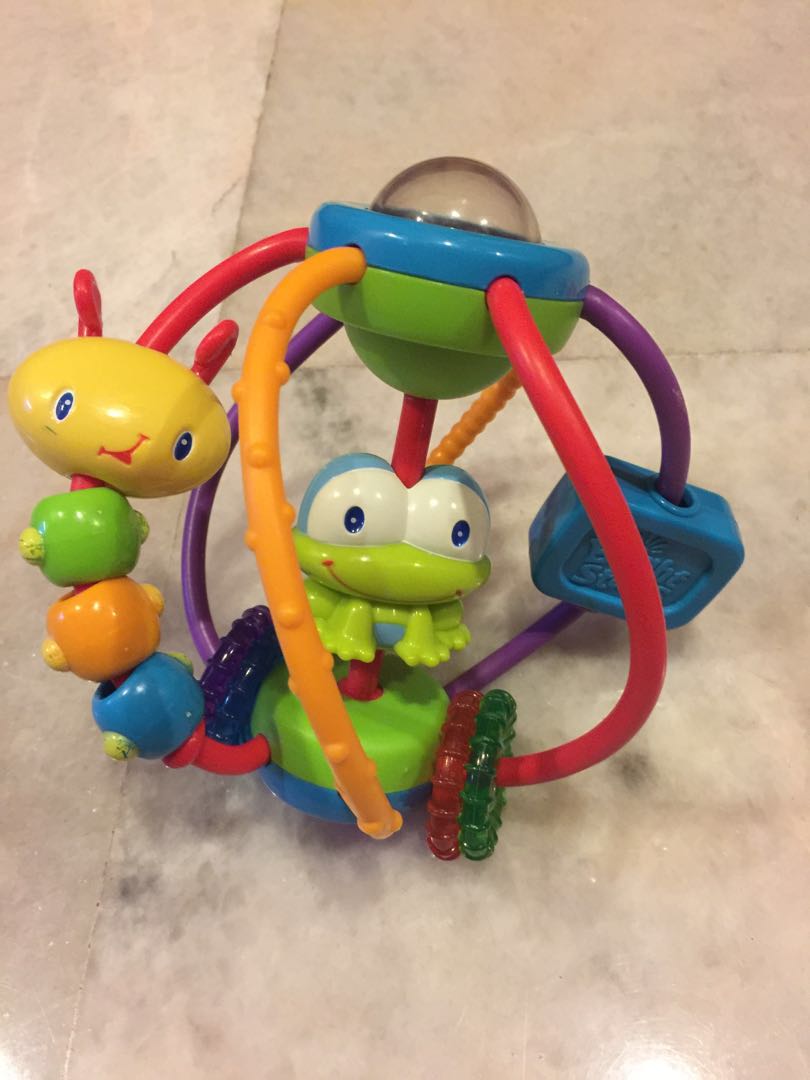 Bright starts clack and slide activity ball top