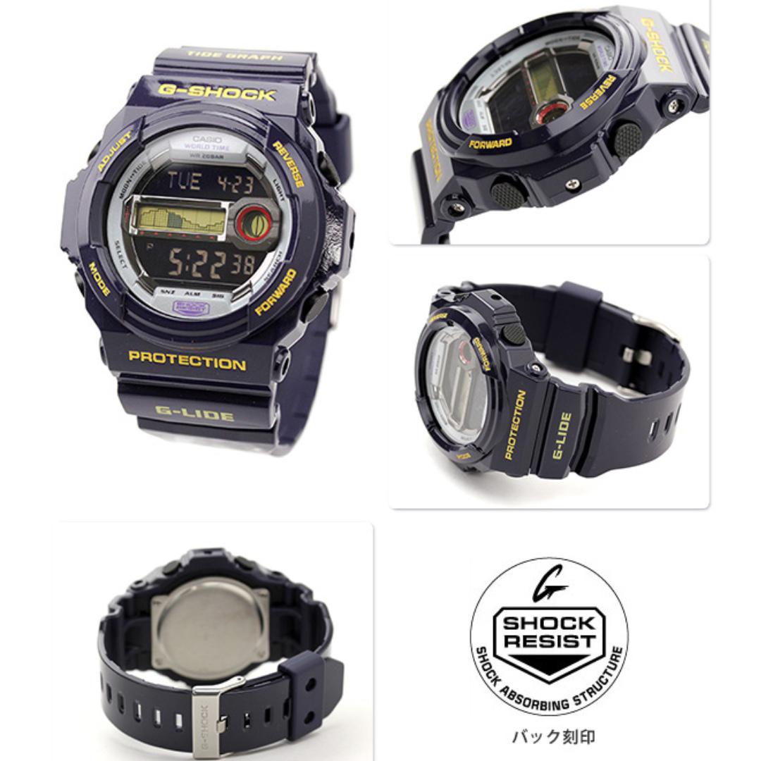 Casio G Shock G-LIDE Tide Moon Men's Watch GLX-150B-6 | eBay