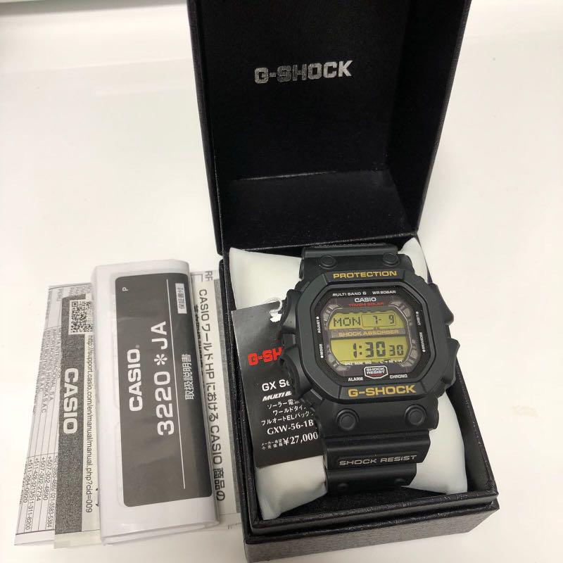 Casio G-shock GXW-56-1B Full Set 全新, 名牌, 手錶- Carousell
