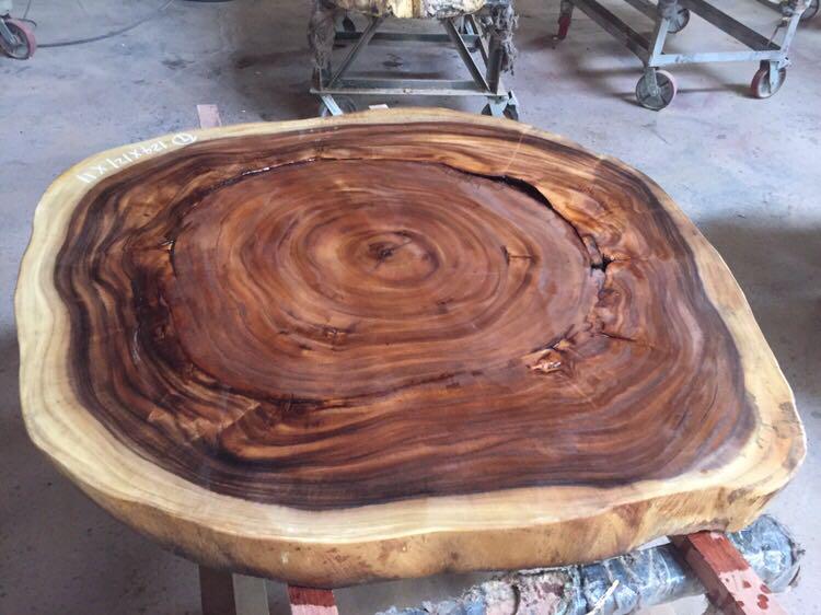 Center Table Acacia Round Wood Slab Top Home Center Table Acacia Round Wood Slab Top Home