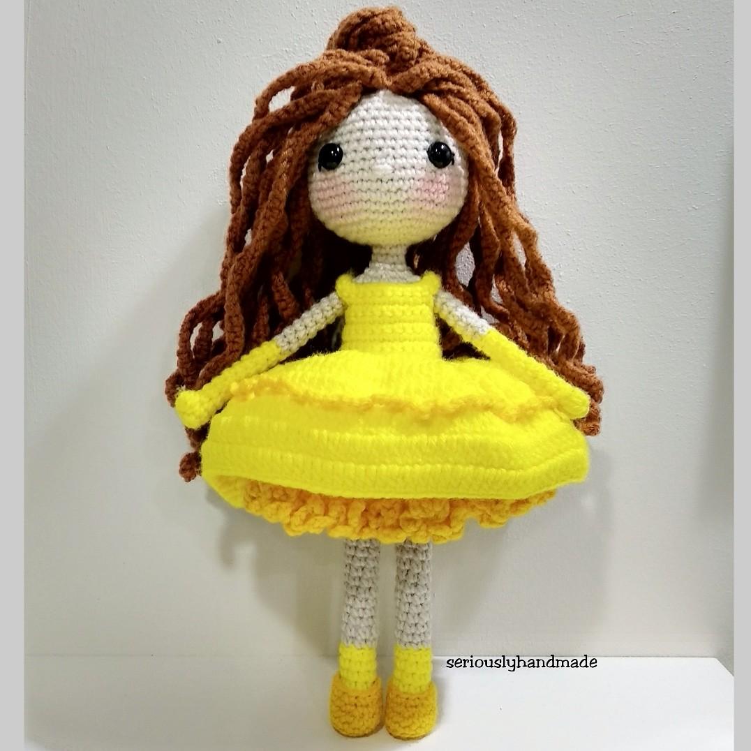 crochet belle doll