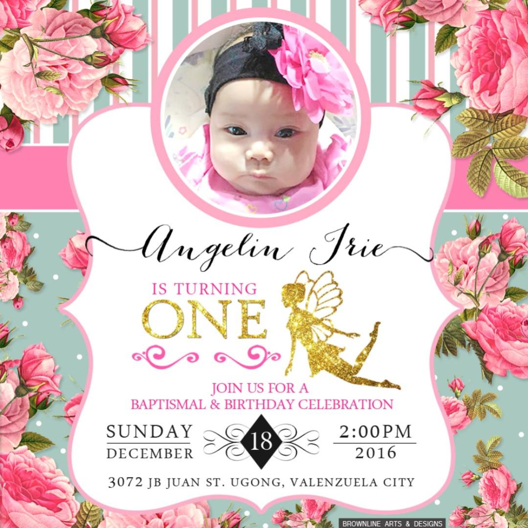 Birthday Invitation Layout P2 Design Craft Others On Carousell
