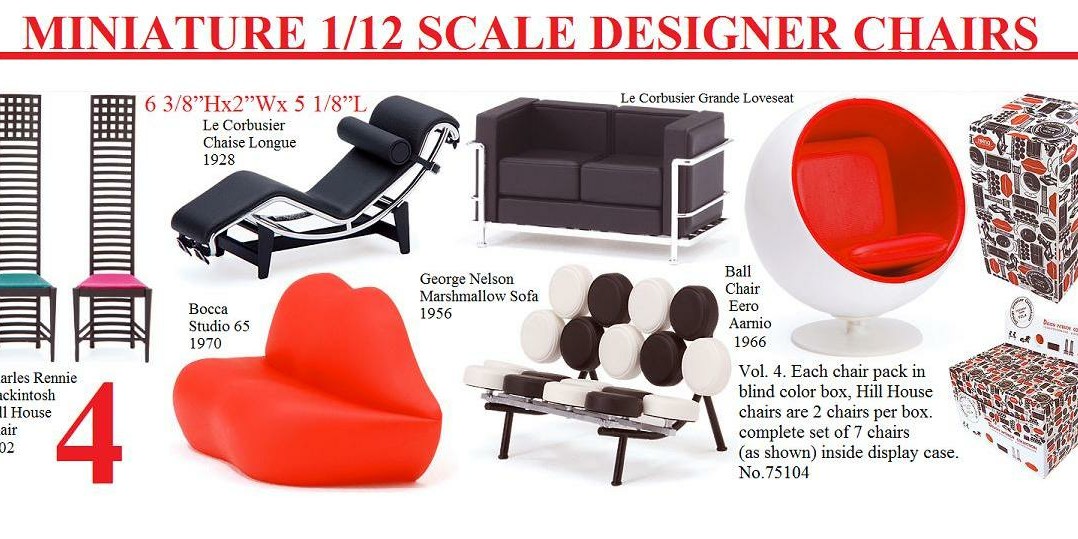 Design Interior Collection Designers Chair Vol.4 Full Set 日本玩具