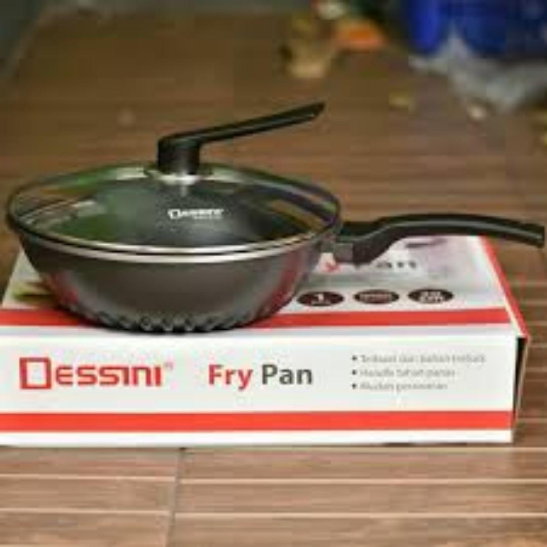 Dessini Italy Wok Pan Panci Terbagus Anti Lengket Harga Murah Kitchen Appliances Di Carousell