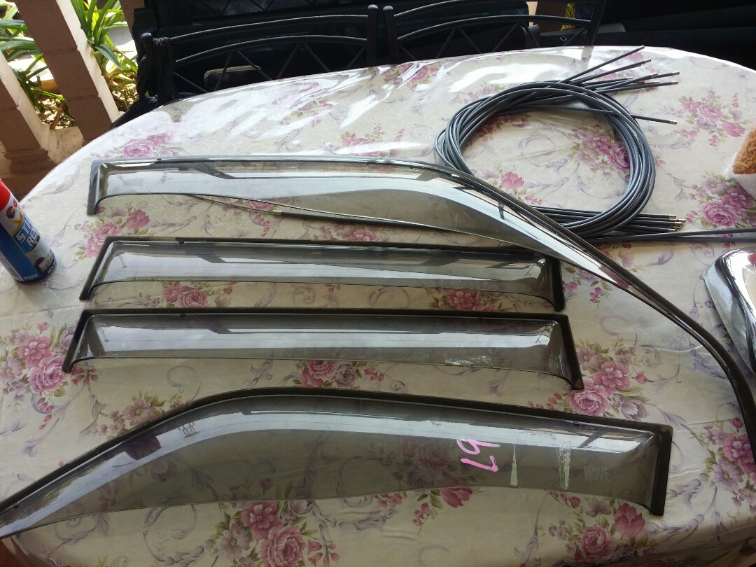 Door window visor perodua kenari move rs L9 Auto Accessories on