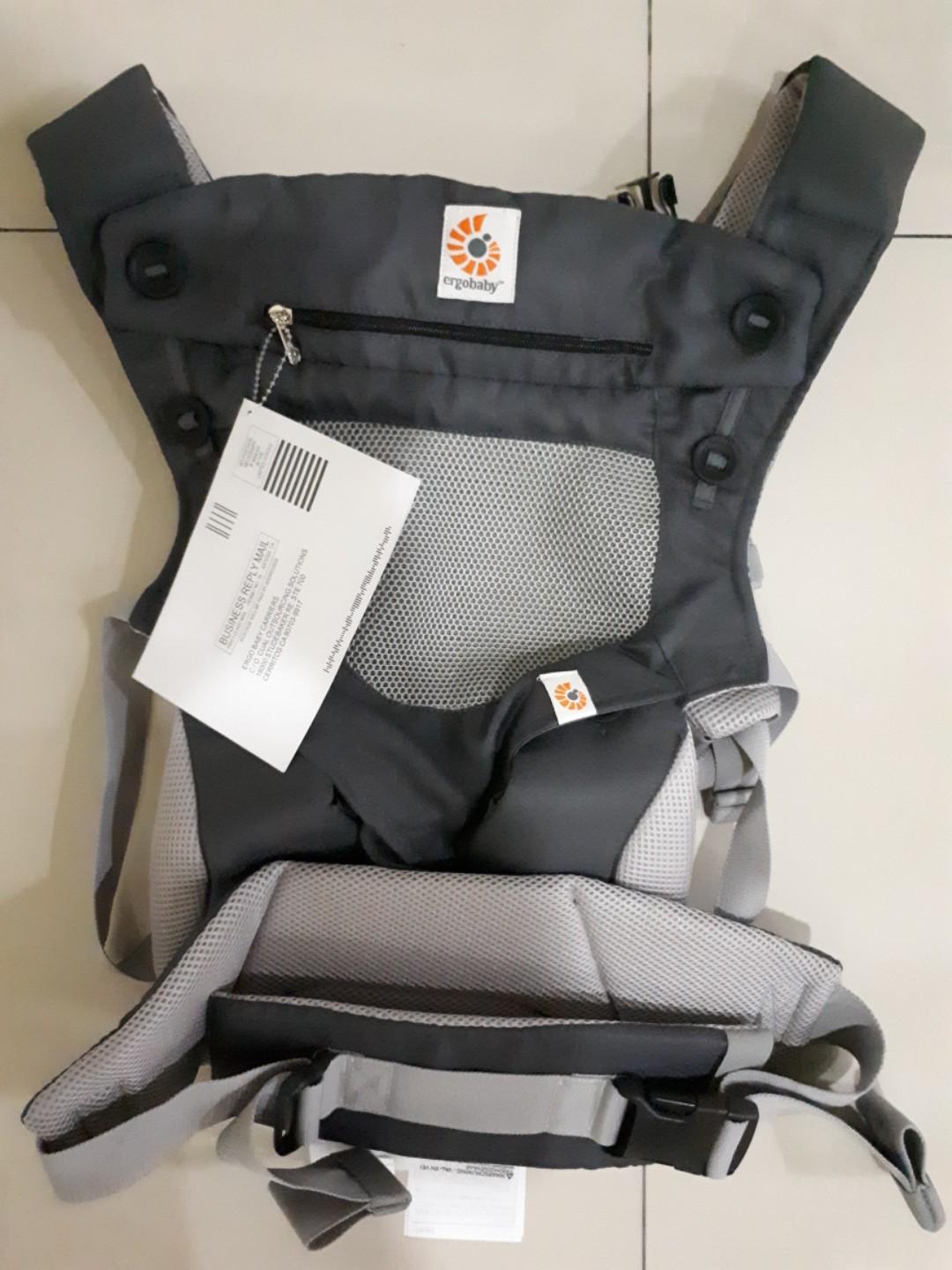 ergobaby 360 cool air carbon grey