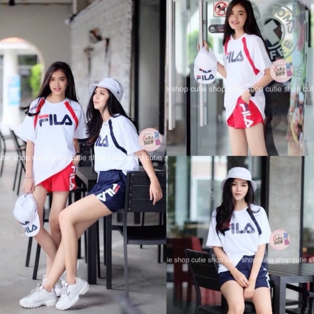 fila shirt and shorts