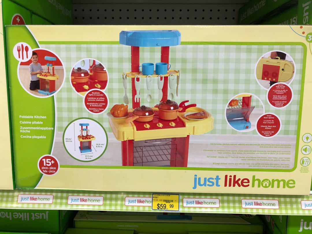 foldable kitchen set toy