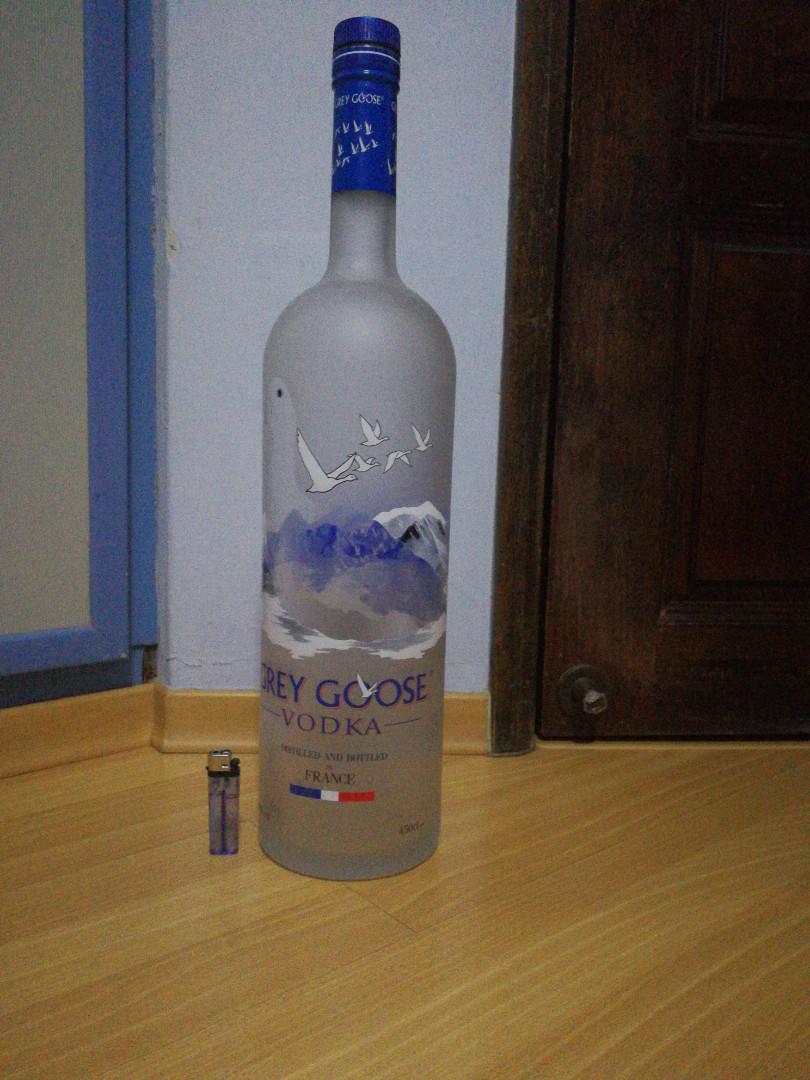 Grey Goose Family of Empty Bottles Free Shipping 