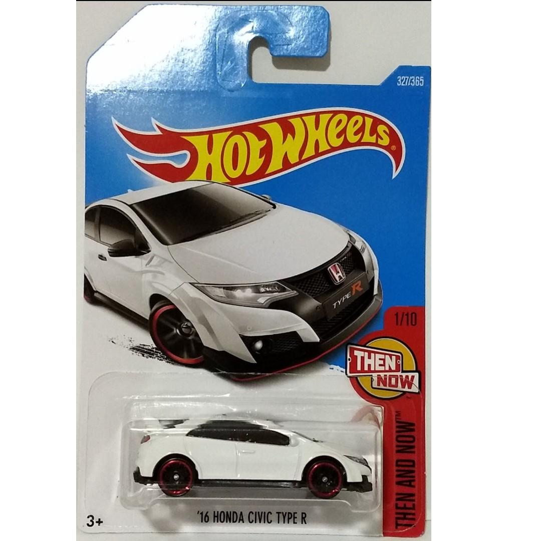 Hotwheels 2017 Then And Now 16 Honda Civic Type R Rare Hobbies