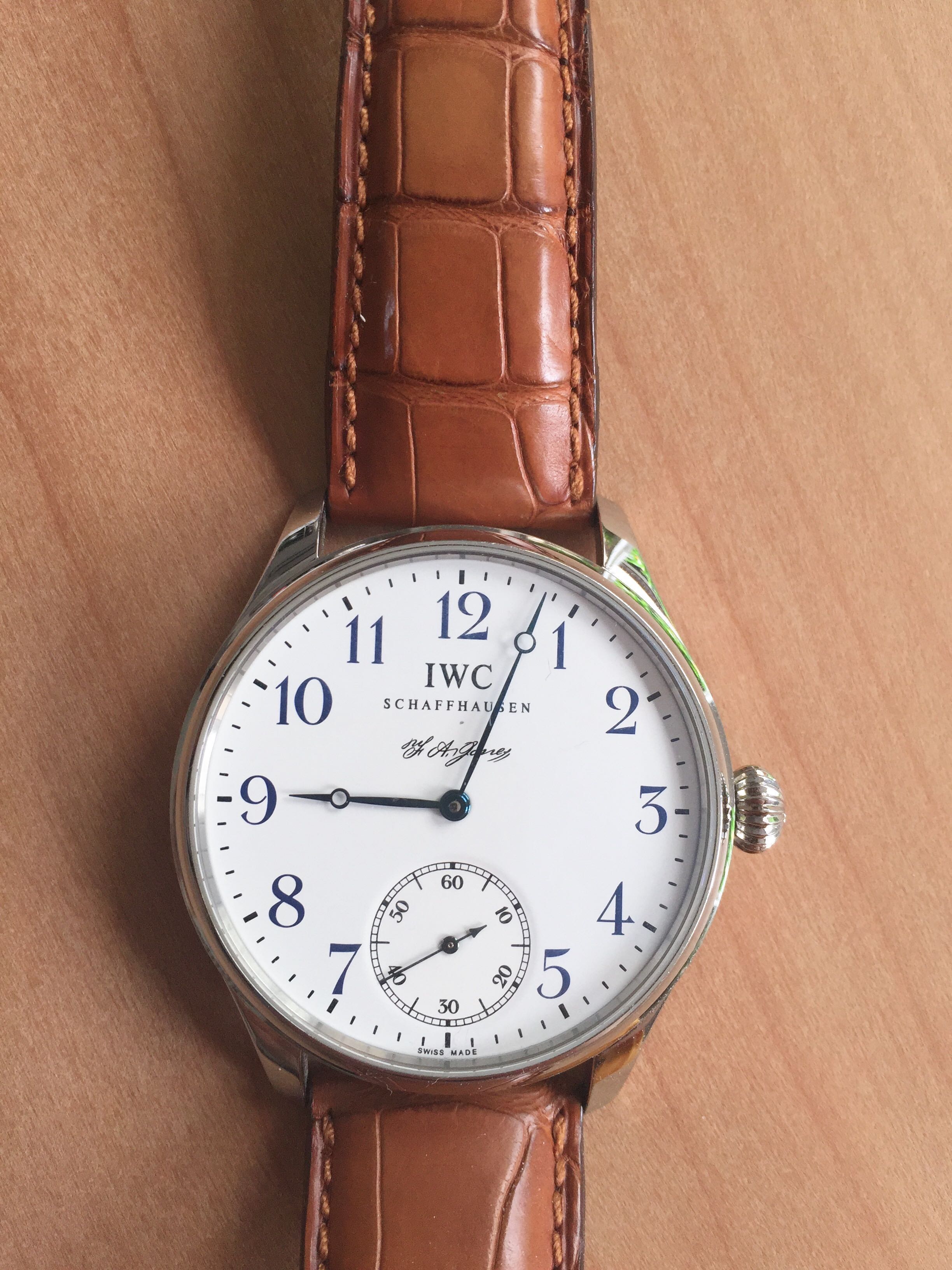 IWC Portugieser F.A. Jones, Luxury, Watches on Carousell