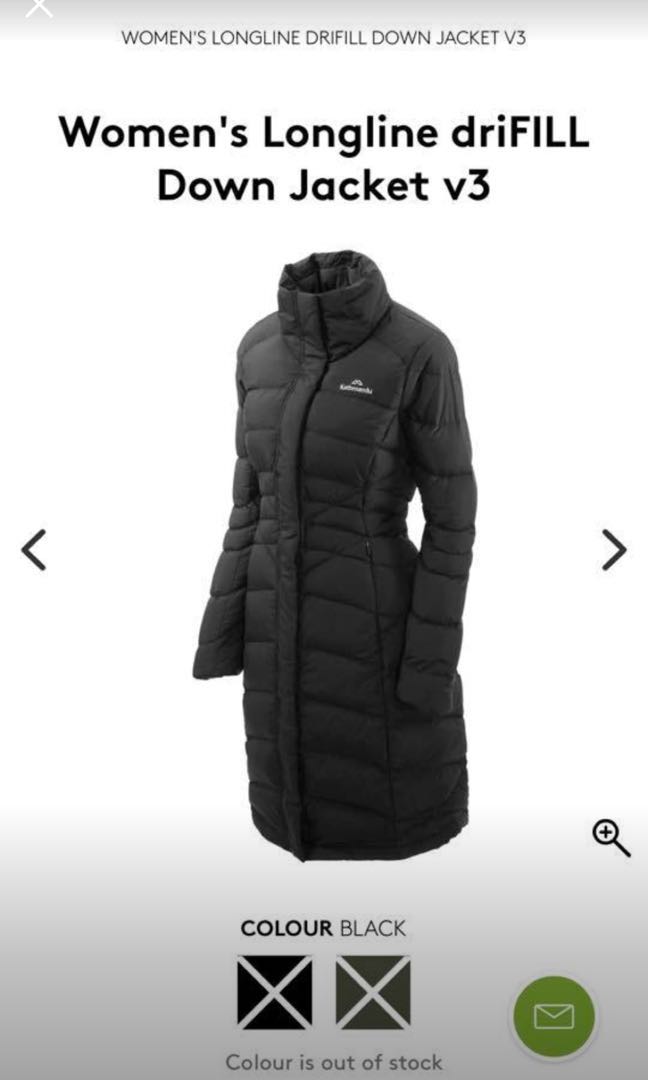 kathmandu womens longline jacket